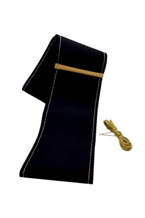 Vw Polo 2017 Ve Sonrası Uyumlu Dikmeli Direksiyon Kılıfı Alkantara Bej Yüzüklü