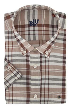 BLU Kısa Kollu Gömlek