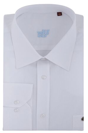 BLU Kravat Yaka Klasik Gömlek