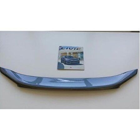 Oled Garaj Honda Civic FC5 İçin Uyumlu Işıksız Hibrid Anatomik Spoiler Gri Boyalı