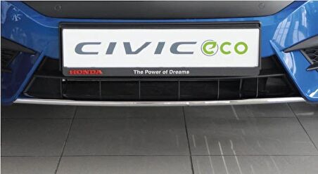 Oled Garaj Honda Civic FC5 İçin Uyumlu Ön Tampon Alt Nikelajı Krom Tek Parça