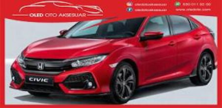 Oled Garaj Honda Civic FK7 HB İçin Uyumlu Krom Kapı Çıtası FK7