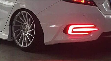 Oled Garaj Honda Civic FC5 İçin Uyumlu Arka Tampon Ledi E Dizayn