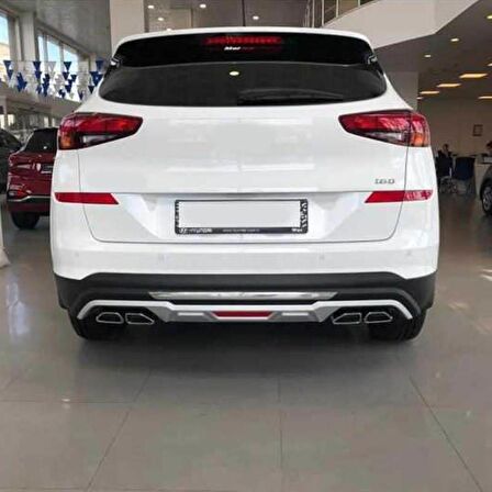 Oled Garaj Hyundai Tucson İçin Uyumlu 2019 Ön Ve Arka Tampon Koruma Difüzörü
