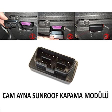 Oled Garaj Volkswagen Golf 6 İçin UyumluCam Ayna Sunroof Kapama Modülü - (2011-2014)