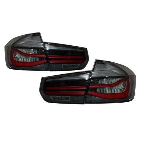 Oled Garaj BMW 3 Serisi İçin Uyumlu F30 LCI Led Stop Takımı Smoke 2012-2015