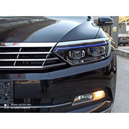 Oled Garaj Volkswagen Passat B8 İçin Uyumlu için B8,5 Görünümlü Full Led Far Takımı