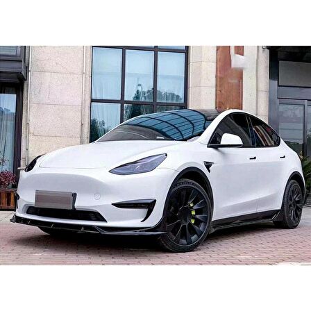 Tesla Model Y İçin Uyumlu Aero Kit (Pıano Black)