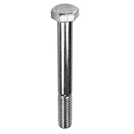 M8X60 DIN931 Cıvata (ALTIGEN) 8.8 Beyaz 5 Li Paket