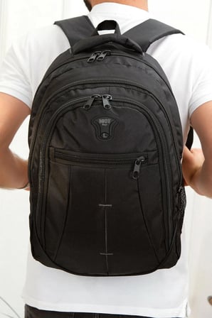 Newish Polo Erkek Okul Sırt Çantası Lost - Siyah Gri
