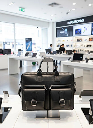 NEWFULL HAKİKİ DERİ EVRAK NOTEBOOK (LAPTOP) ÇANTASI