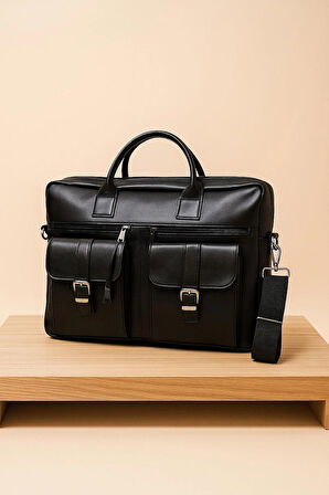 NEWFULL HAKİKİ DERİ EVRAK NOTEBOOK (LAPTOP) ÇANTASI