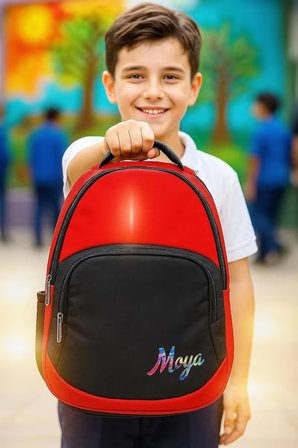 NEWFULL MOYA OKUL SIRT ÇANTASI (YENİ SEZON)-EKONOMİK KIRMIZI