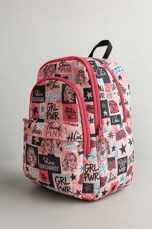 NewBag  GİRL POWER KIZ SIRT OKUL ÇANTASI-3'LÜ SET  (YENİ SEZON)