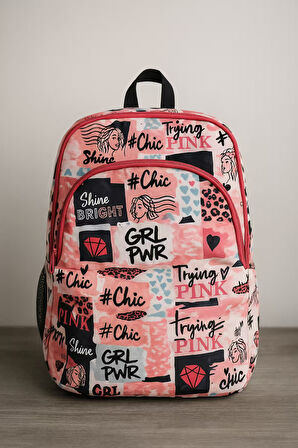 NewBag  GİRL POWER KIZ SIRT OKUL ÇANTASI-3'LÜ SET  (YENİ SEZON)