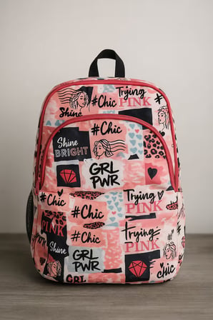 NewBag  GİRL POWER KIZ SIRT OKUL ÇANTASI-3'LÜ SET  (YENİ SEZON)