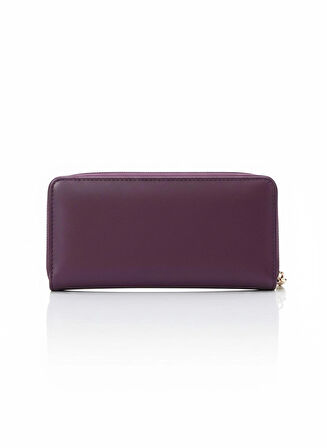 NEWİSH POLO ZARF MODEL KAPAKLI FERMUARLI KADIN PORTFÖY CÜZDAN-BÜYÜK BOY-MOR