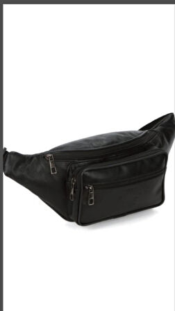 Newish Polo Hakiki Deri Bel Çantası Free Bag