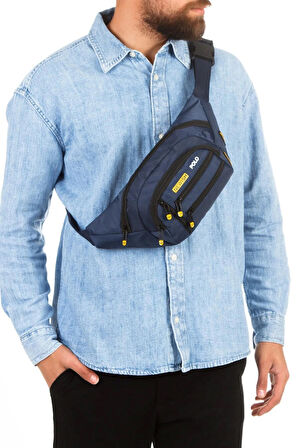 NEWİSH POLO ÇAPRAZ BEL VE OMUZ ÇANTASI-FREE BAG LACİVERT