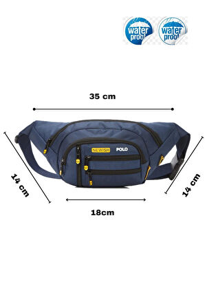 NEWİSH POLO ÇAPRAZ BEL VE OMUZ ÇANTASI-FREE BAG LACİVERT
