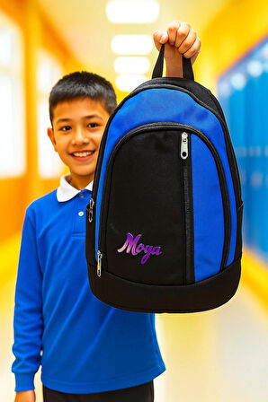 NEWFULL MOYA OKUL SIRT ÇANTASI (YENİ SEZON)-EKONOMİK SİYAH MAVİ