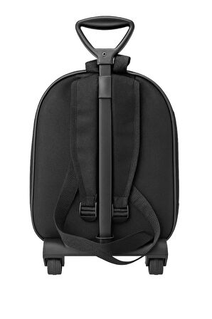 NEWFULL ÇEKÇEKLİ Erkek Çocuk  ANAOKUL SIRT ÇANTASI-YEŞİL