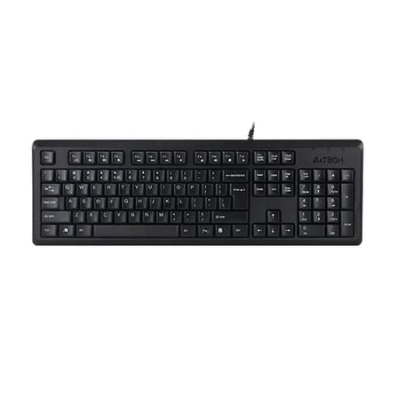 A4 Tech KR-92 Klavye Q Türkçe Siyah Kablolu Standart