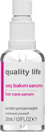 QL Argan Keratin Saç Bakım Yağı - Yıpranmış Hasar Görmüş Yanmış Saçlar İçin Onarıcı Serum Kadın Saç Bakımı
