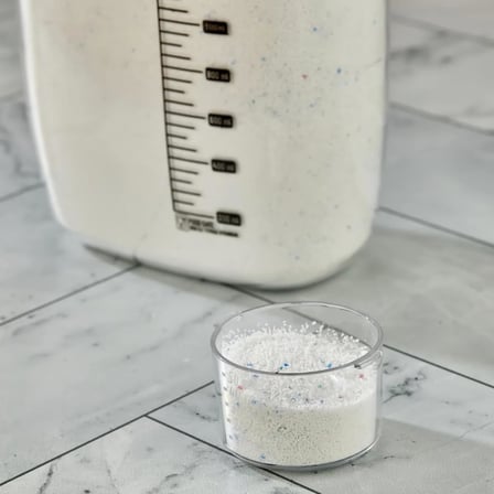 Hava Geçirmez Vakumlu Deterjan Saklama Kabı - Kendinden Ölçekli Vakum Kapaklı Deterjanlık 2100 ml