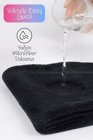 Mikrofiber Saç Havlusu Süper Emici Hızlı Kuruyan Türban Saç Havlusu Şapkası – Uzun Kıvırcık Kalın Saçlar İçin Duş Saç Kurutma Havlusu, Plaj Havuz Banyo Kullanım (2li Pembe)