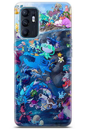 Oppo Reno6 uyumlu Pokemon 1 TPU Pokemon I