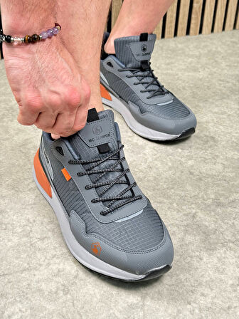 Günlük Erkek Sneaker Bağcıklı Kalın Tabanlı Rahat Hafif Spor Ayakkabı 2019