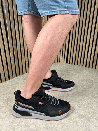 Günlük Erkek Sneaker Bağcıklı Kalın Tabanlı Rahat Hafif Spor Ayakkabı 2019