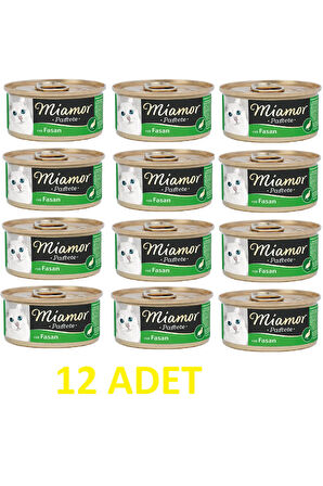 Pastete Sülünlü 85 gr Yetişkin Kedi Konserve Maması Yaş Mama ( 12 Adet )