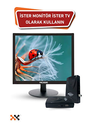 17" 43 Ekran 12v Full Hd Karavan - Tekne - Yat Lcd Monitör Tv ve Highstar Dahili Wifili Uydu Alıcısı