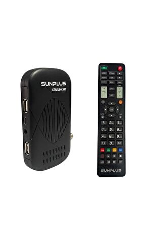 Sunplus Starlink Turbo HD 2024 Çanaklı-Çanaksız  Full Hd Sınırsız Sinema Paketli Uydu Alıcısı Wifi Hediyeli