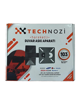 Technozi Hareketli Duvar Askı Aparatı 9/27''