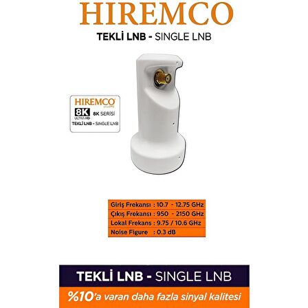 Tekli Single LNB Ultra HD 8K