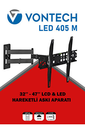 VT-405 M 32"- 47" Lcd/led Tv |hareketli Tv Askı Aparatı