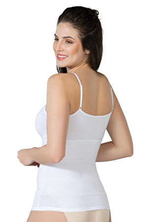 BEYAZ MI Emay 1401 Modal Cotton Kadın Atlet Korse