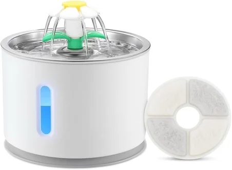 Auvc 2.4L Papatya su sebili uyumlu Yedek Filtre 3'lü Paket, 127x38x5mm, Beyaz