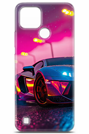 Realme C21 uyumlu Otomoto 13 HD Tasarım Lamborghini
