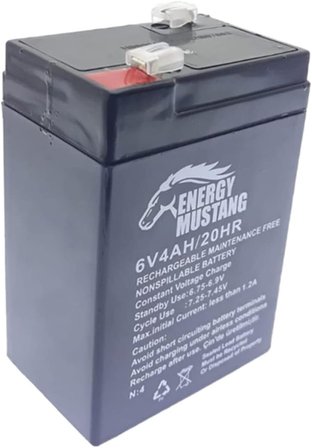 6 Volt 4 Amper Bakımsız Kuru Akü 6v 4 Ah 2021 Üretim Yılı