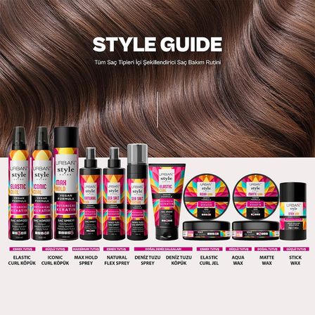 Style Guide Islak Görünüm Sağlayan Wax 100 ml