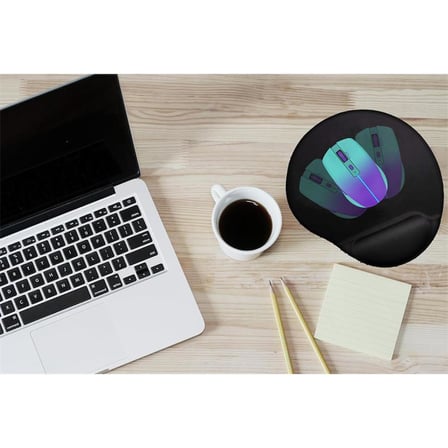 S'82 Mouse Pad Bilek Destekli Siyah Silikon