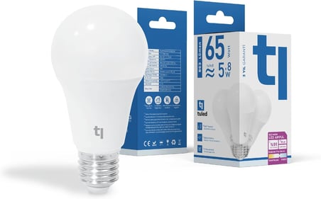 Redeem Plus A60A E27 LED Ampul, Titreşimsiz, Göz Konforu, 863 Lümen, Beyazı, 5000 Kelvin