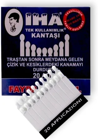 Iha Tek Kullanımlık Kibrit Kan Taşı 1 Paket/24 Kart/480 Adet Tek Kullanımlık Kantaşı