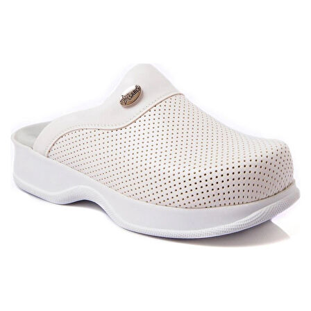 Ortopedik Terlik Doktor Hemşire Hastane Aşçı Terliği Beyaz