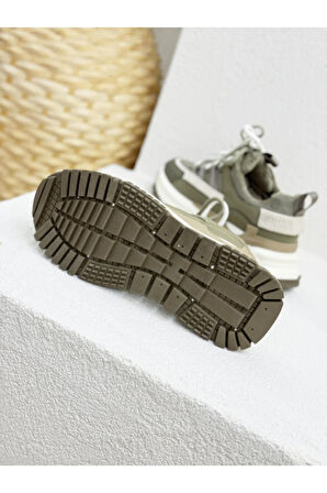 25K331 İÇİ POLAR 6CM KALIN TABAN SNEAKER SPOR AYAKKABI