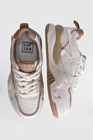 MAYA HAKİKİ DERİ 4CM KALIN TABAN SNEAKER SPOR AYAKKABI